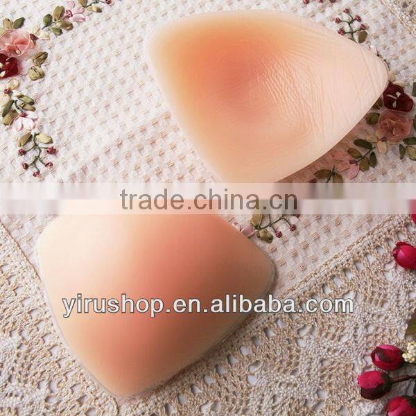 crystal Silicone artificial Breast Pads for swimwear washable and absorbent