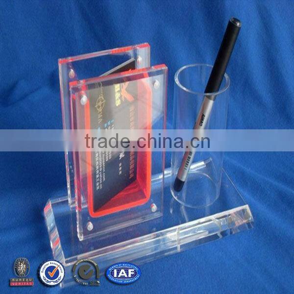 Custom all kinds shape clear acrylic book holder brochure stand