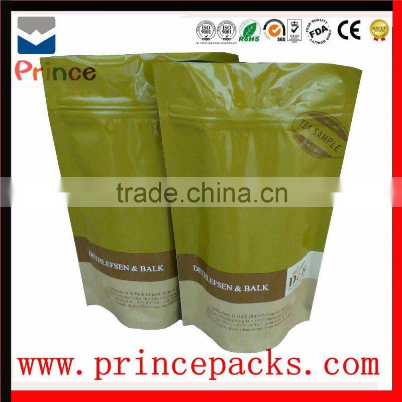 Custom printed chinese tea packaging bags of bag factory