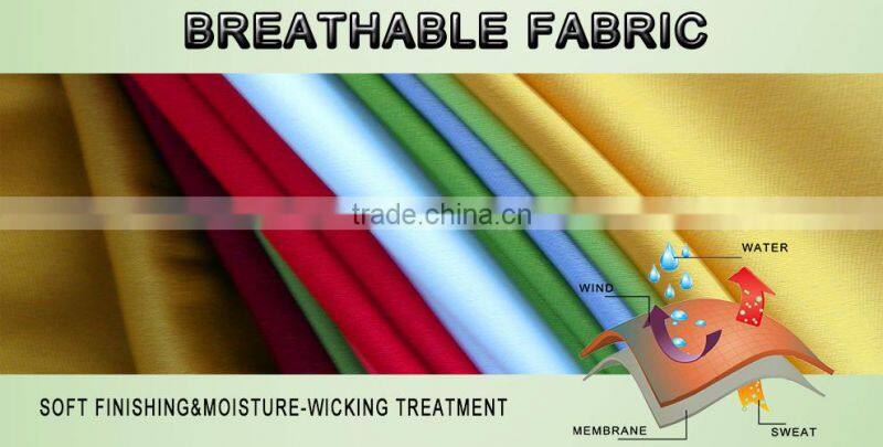 100 polyester 75d/144f interlock fabric used popular sports clothing