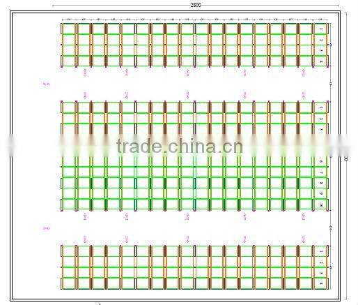 Popular drive through storage racking