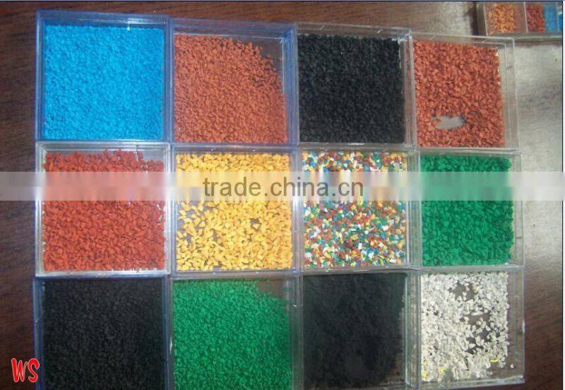 Best selling !! EPDM granule/rubber (Ethylene-Propylene-Diene Monomer)for flooring surface