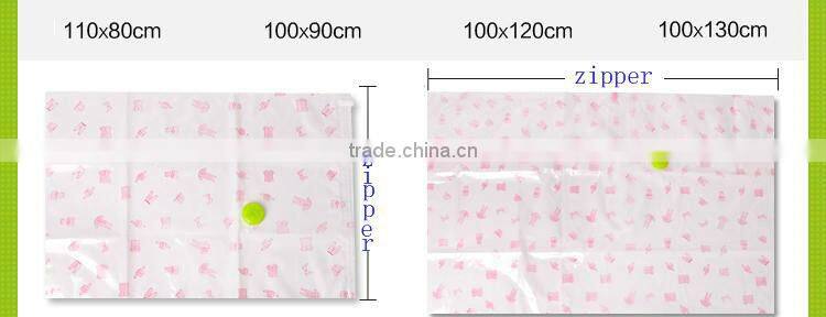 vacuum compress bag space saving for bedding