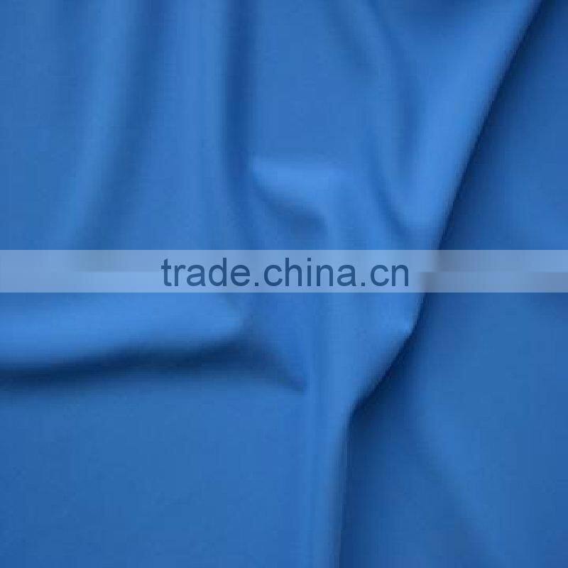 Full-dull nylon and spandex tricot fabric