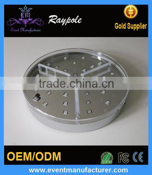 RGB Color Remote Controlled Bottle Glorifiers LED Light Base for Wedding Centerpieces