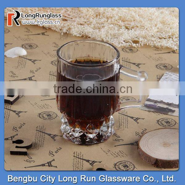 LongRun 140ml crystal glass coffee cup wholesale