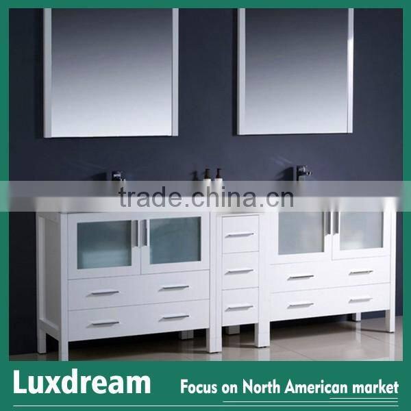 Double frame mirror allen roth bathroom cabinets combo