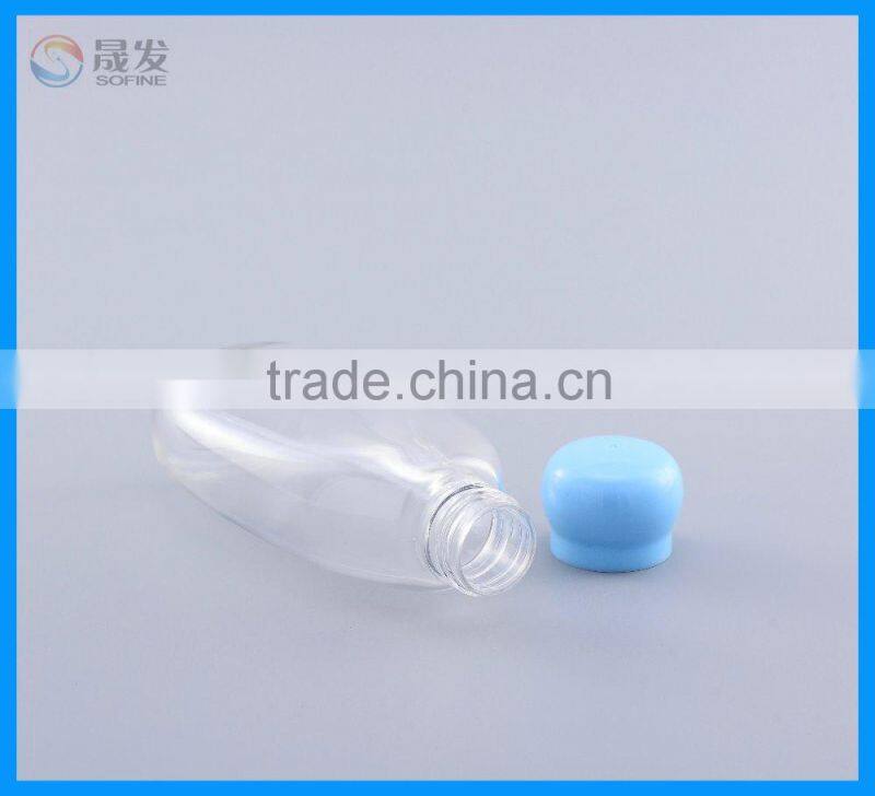 Screw cap baby skin care pet lotoin bottle