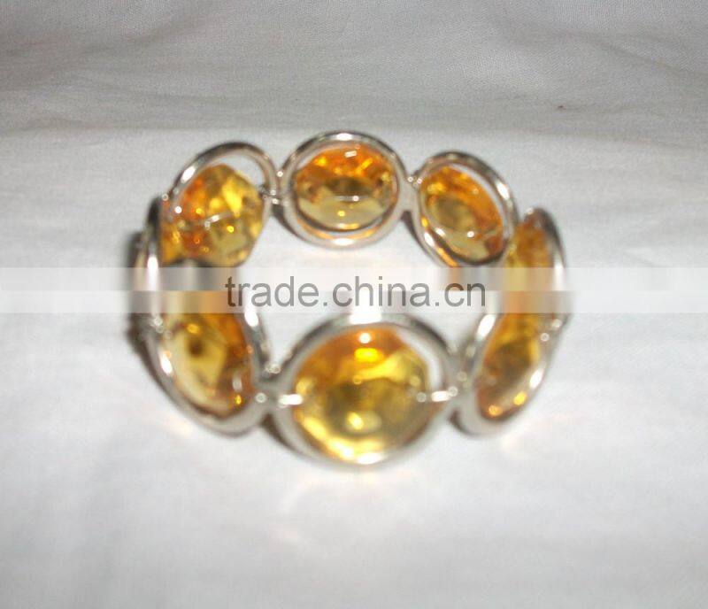 Best selling crystal silver napkin ring