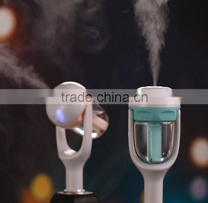 Colorful car humidifer Steam Air Humidifier Aromatherapy Essential Oil Diffuser Portable Mist Maker car fragrances min humidifer