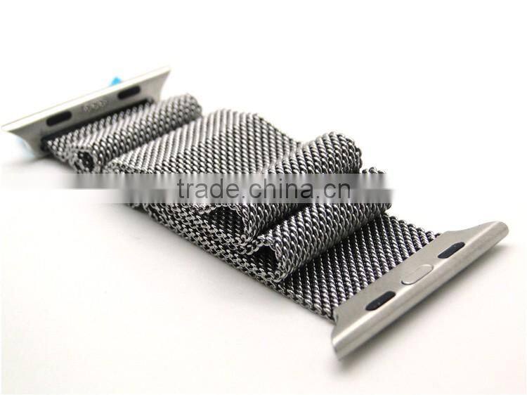 Multiple Designs custom logo popular mesh watch band for apple watch
