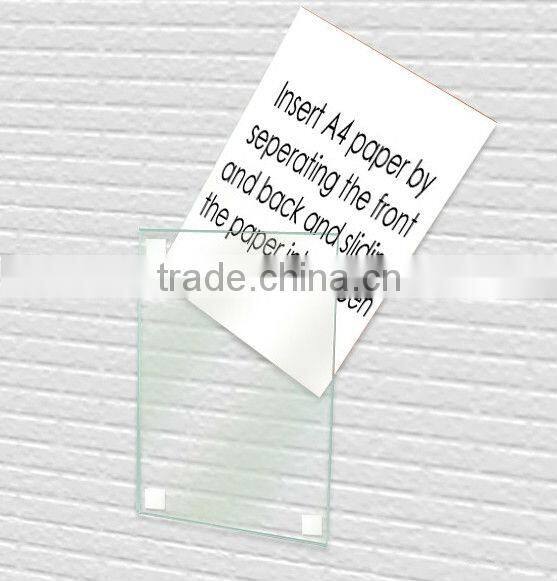 Wall Mount Acrylic Sign Holders 8"x11"