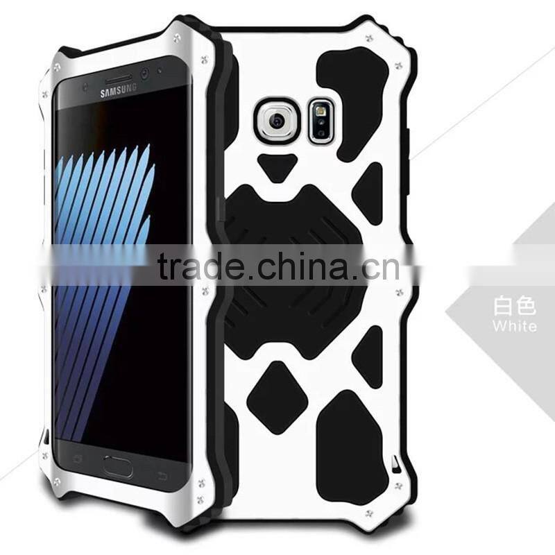 Love Mei MK2 Powerful Metal Aluminum Back Cover + Polymer Mobile Phone Case For Samsung Galaxy Note 7