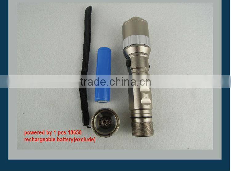 5 Watt Magnet Control Rechargeable CREE Q5 Zoom LED Flashlight