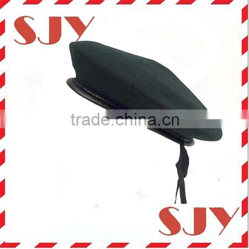 100% Wool Army Beret Hat For Men