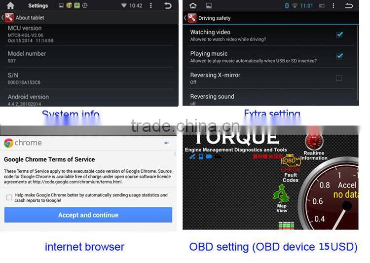 10.2 inch Android 4.4.4 Stereo for Corolla 2014 GPS 1024*600 1.6G CPU Radio headunit free map GPS navi browser navi