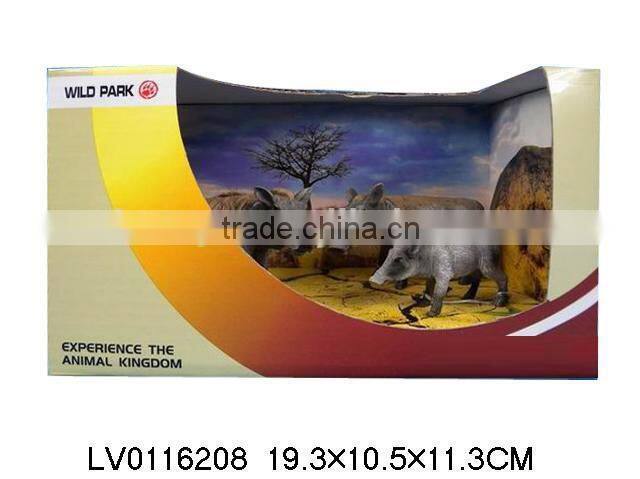 Simulation plastic pig toy farm animals model for sale