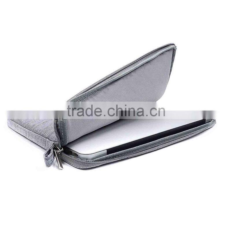 Large Canvas Zip Shopping Travel School Bookbag Built-in Laptop Sleeve Fits 12-inches Tablet school bag CS-AW513(1)