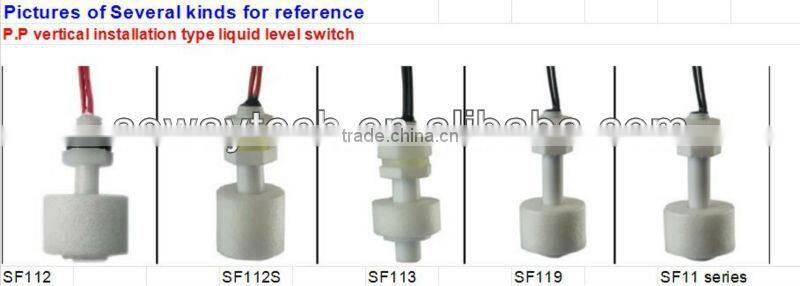 Acid level float sensor