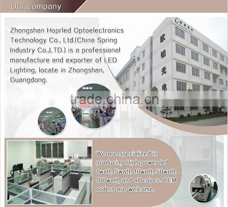 1W Epistar chip 120-130lm LED for Single Streetlight lens