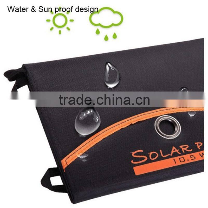 12V 24W flexible foldable solar mobile phone charger