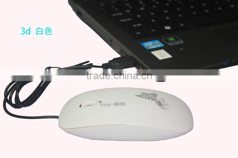1200 dpi scalable cute and lovely schoolgirl notebook game mouse cable4 color optional
