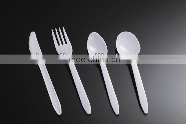 alibaba hot selling silver coated decorative plastic cutlery
