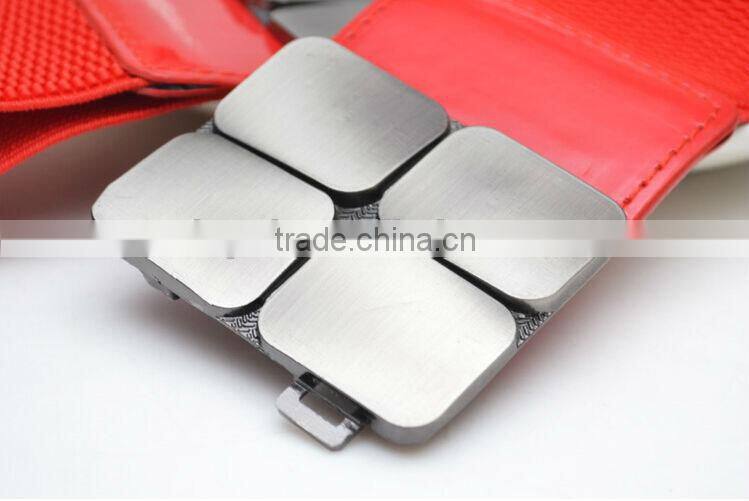 2016 wholesale fashion metal belt /women fashion belt /black