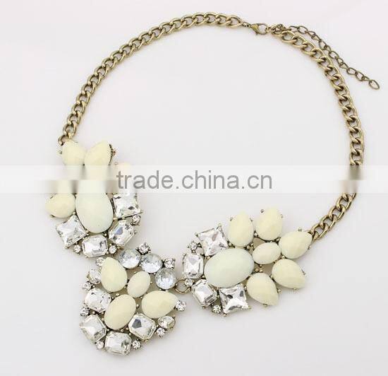 Fashion Resin Acrylic Choker Vintage Pendant Statement Necklace Women Necklaces & Pendants Fashion Necklaces for Women 2014