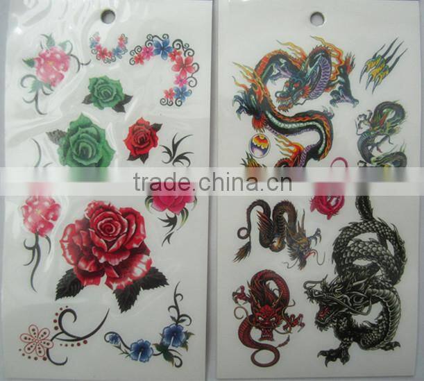 safe body tattoo sticker,tattoo sticker