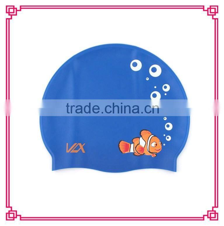 Beach Swim Colorful Silicone Stretchy Swimming Cap Hat