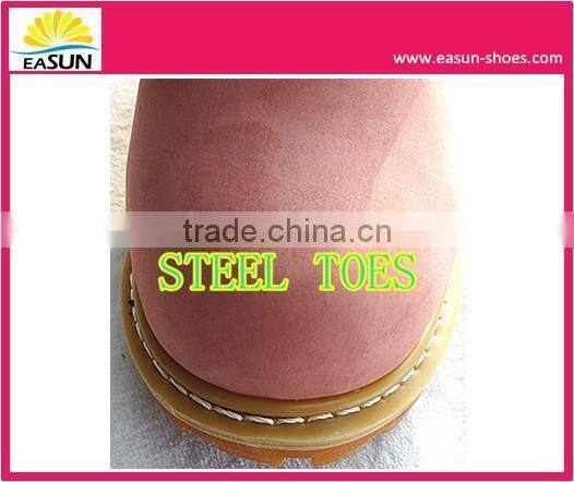 Fashion Goodyear welt women safety shoes with sheepskin lining
