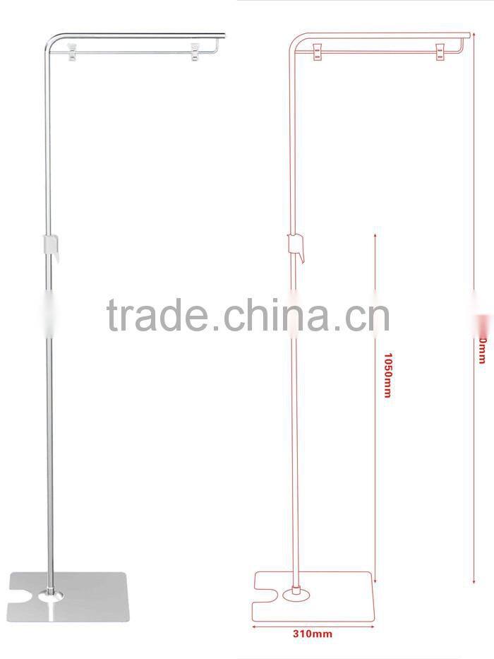 Factory Direct Sale Supermarket Shelf Banner Holder Metal display stand