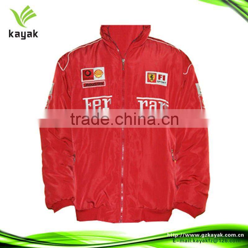 Printed waterproof reflective Men's yellow motorcycle jacket