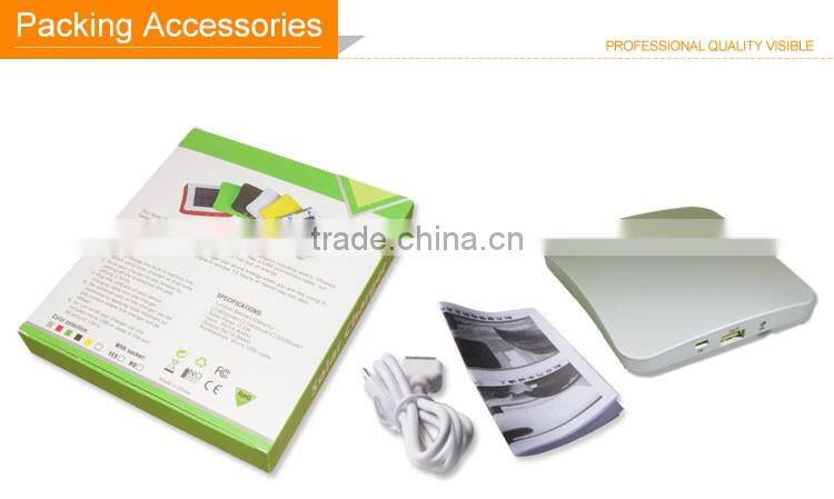 solar power bank for smart phone, waterproof USB window solar charger