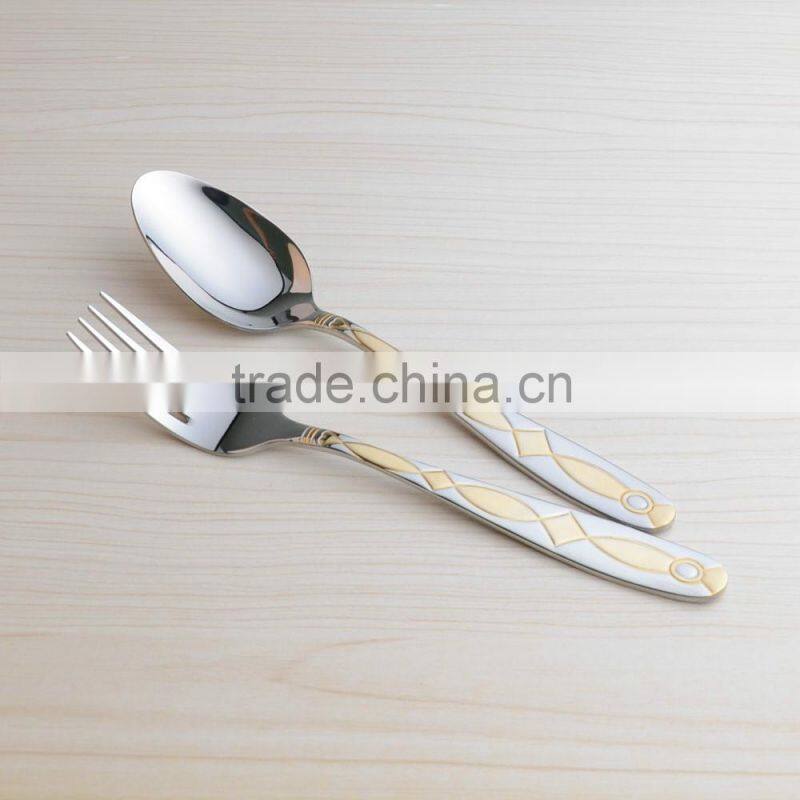 Golden Cutlery! stainless china flatware