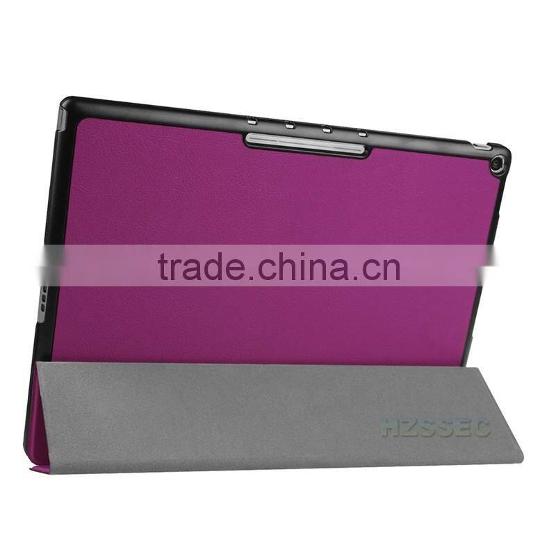 High quality full cover flip pu leather stand tablet case slim rugged folio case for Google Pixel c