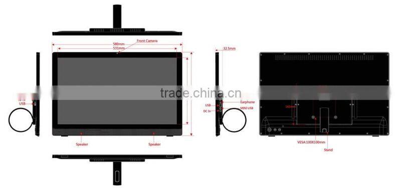 24 Inch Capacitive Touch Screen Android Digital Photo Frame