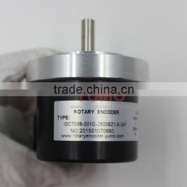 (ISC7008-001C-2500BZ1-5-24F) 24V shaft rotary encoder pulse price incremental rotary encoder