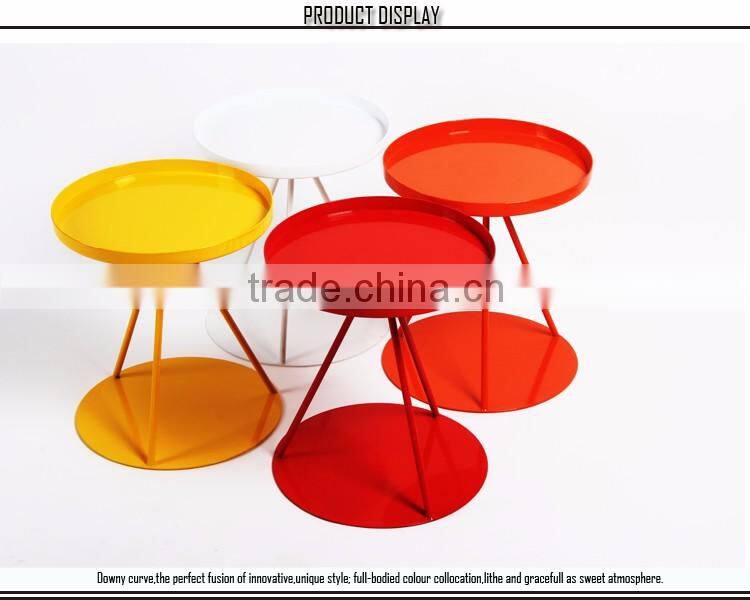 New Design Small Steel Metal Corner Table