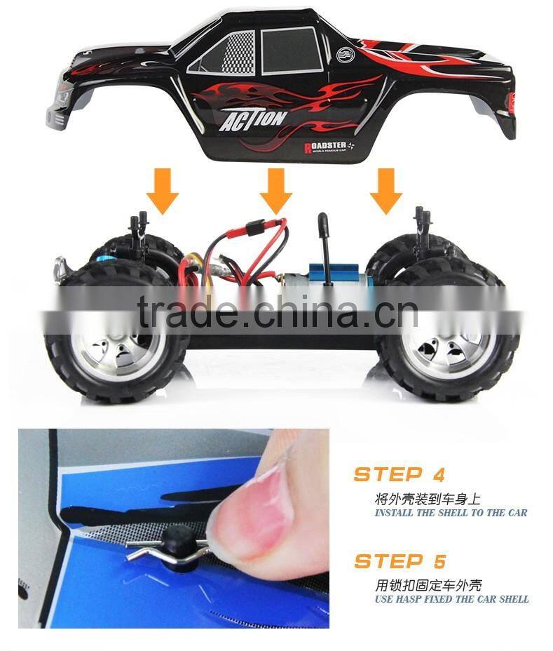 1/18 2.4G 4WD Electric RC Car Monster Truck RTR