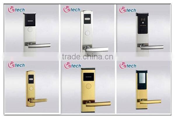 Electronic card lock with stable hotel system extensive used in hotel