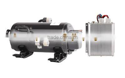 Bldc electric compressor for geothermal heat pump air ventilation 12v/24v cab a/c of truck electric-vehicle ev ac motor car kits