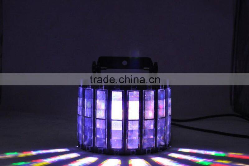 9pcs*1W 9-Colors LCD DMX butterfly magic Party led light