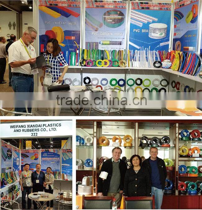 Multifunctional pvc 3 layers discharge water layflat tube with high quality