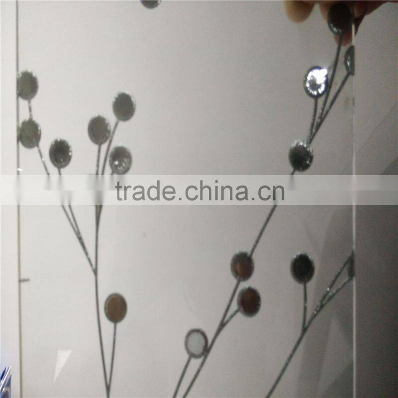 safety acid etched tempered glass price