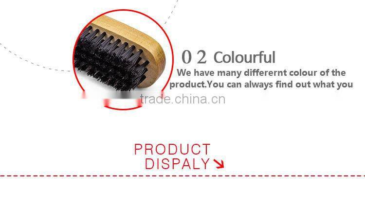 Pig Hair wooden oval boar brush