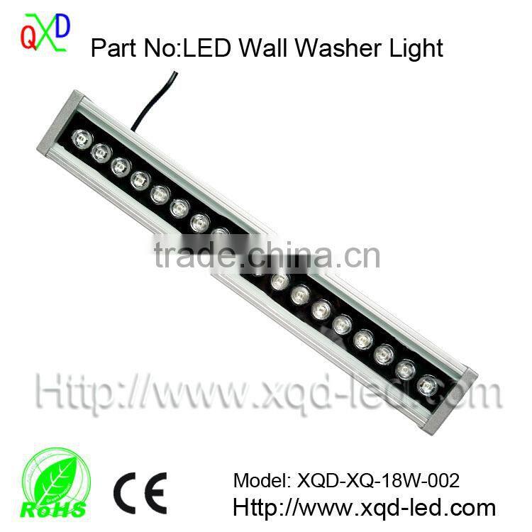 Building facade rgb lighting outdoor led wall wash light 36W uplight with solarpanel