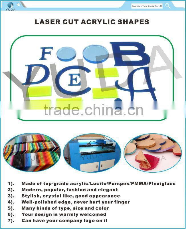 Laser Cut Shapes Acrylic Letters For Wedding