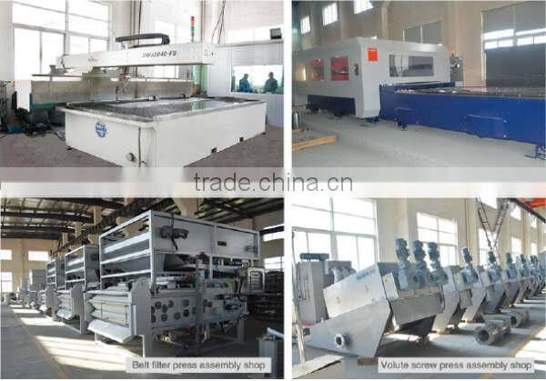 good performance Simple Operated shaftless screw conveyor for sludge treatment